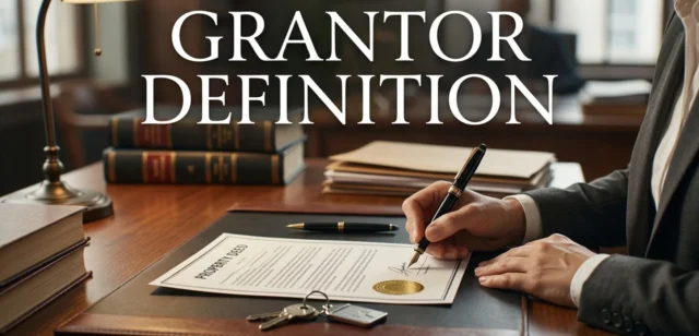 Grantor Definition